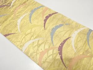 アンティーク　雪芝模様織り出し袋帯（材料）